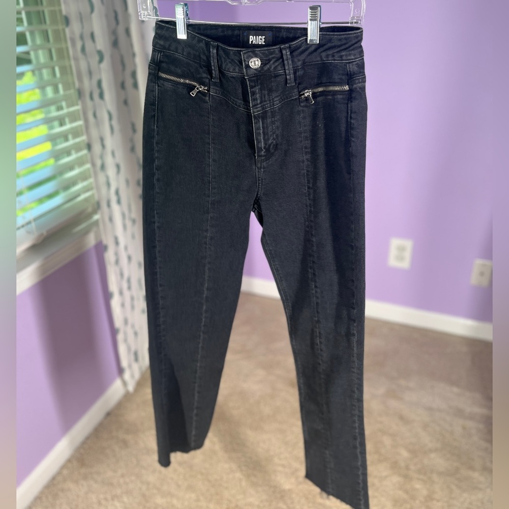 Paige Sarah Slim Virgo High Rise Jeans